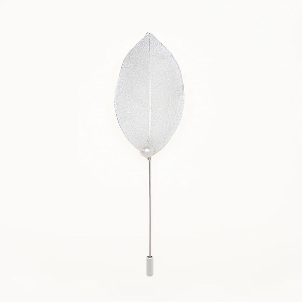 Boutonniere Hoja Plata