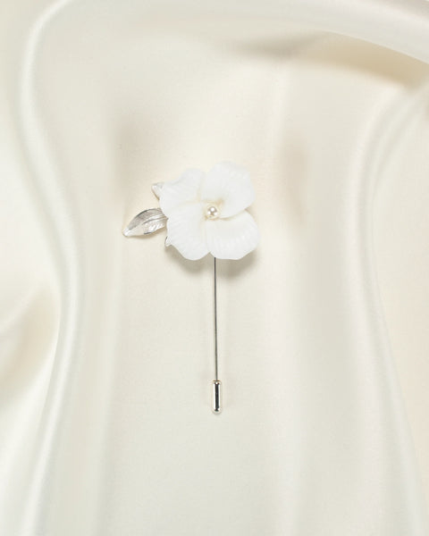 Boutonniere Hoja & Flor