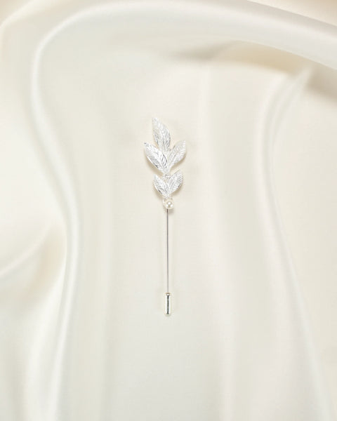 Boutonniere Hoja & Perla