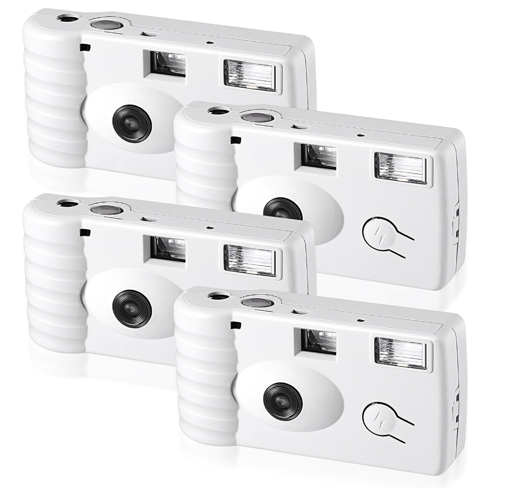 Paquete de 6 cámaras desechables para boda, cámara de película de un solo  uso con flash para bodas, aniversarios, viajes, campamentos, suministros de