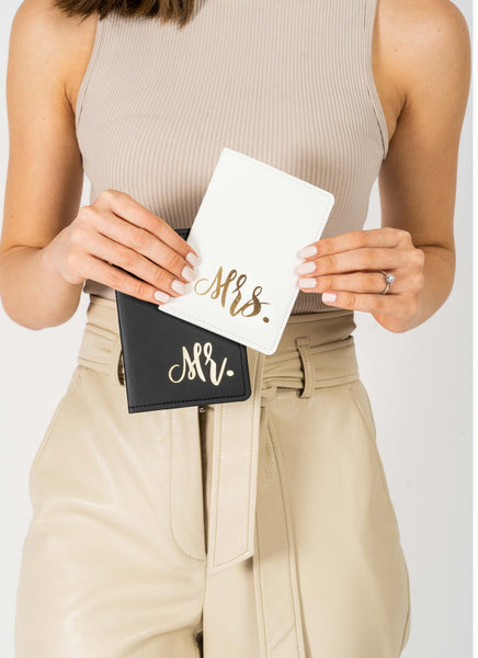 Porta Pasaportes "Mr & Mrs"