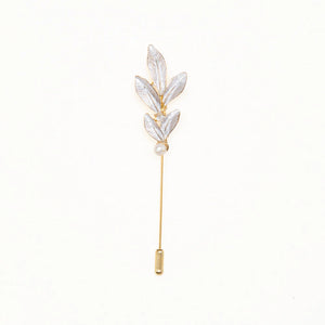 Boutonniere Hoja & Perla