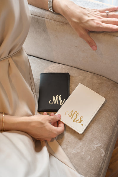 Porta Pasaportes "Mr & Mrs"
