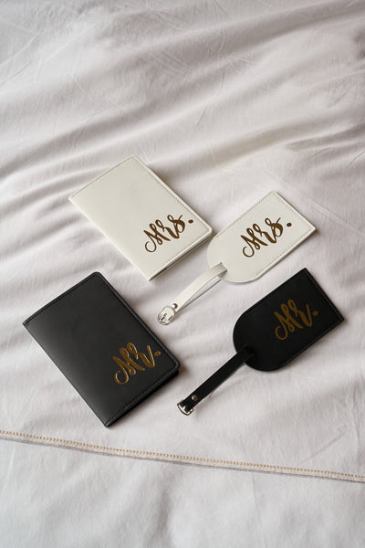 Set tags de maleta y pasaporteras