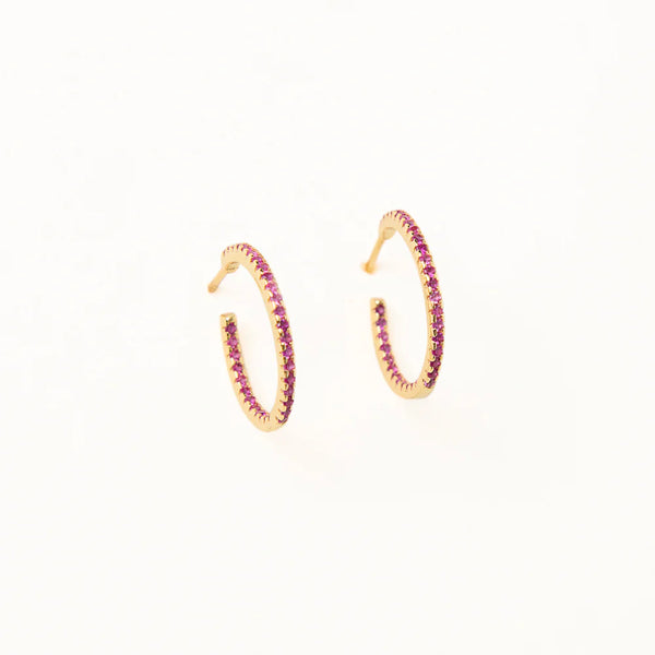 Joyería Arracada Chica Rosa