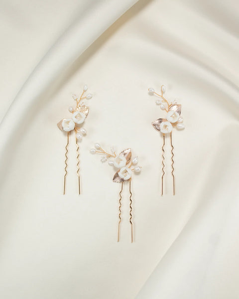 Tocado Pin Celia Rose Gold