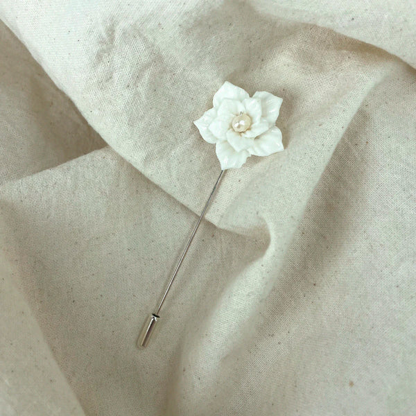 Boutonniere Flor y Perla