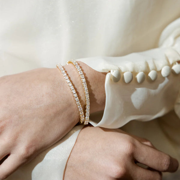 Joyería Pulsera Moissanitas Oro