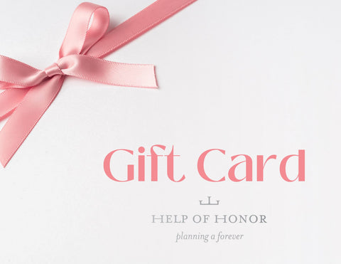 Help of Honor Gift Card