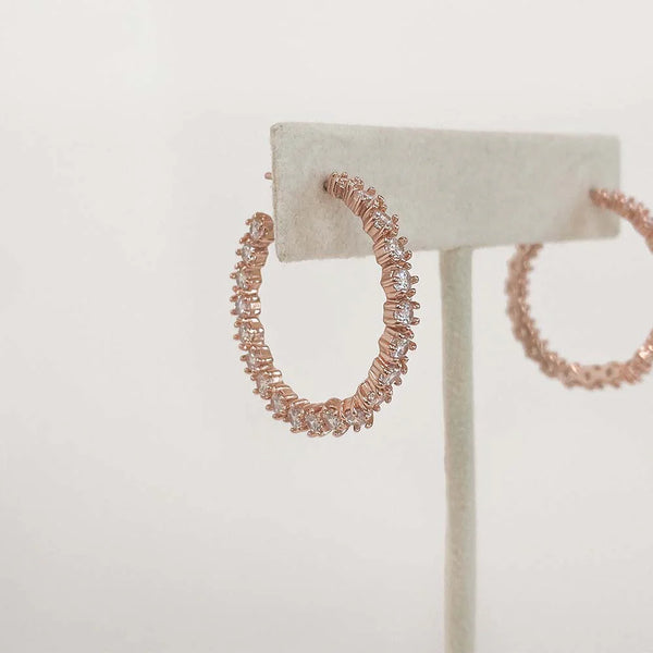 Joyería Arracadas Oro Rosa