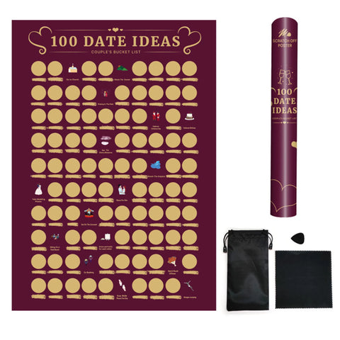Poster 100 Dates Ideas